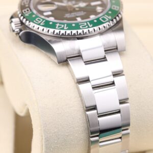 Pre-owned stainless steel chronograph watch
