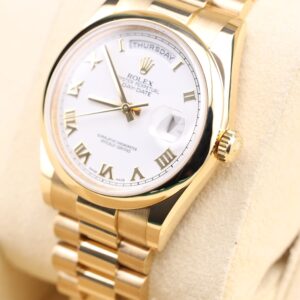 Pre-owned moonphase wrist watch with dark dial