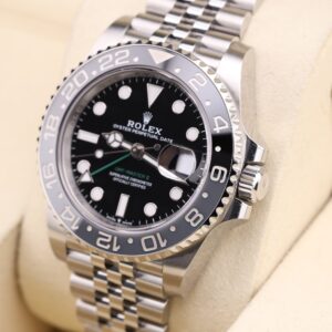 Pre-owned stainless steel chronograph watch