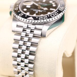 Used Swiss made mechanical watch on leather strap