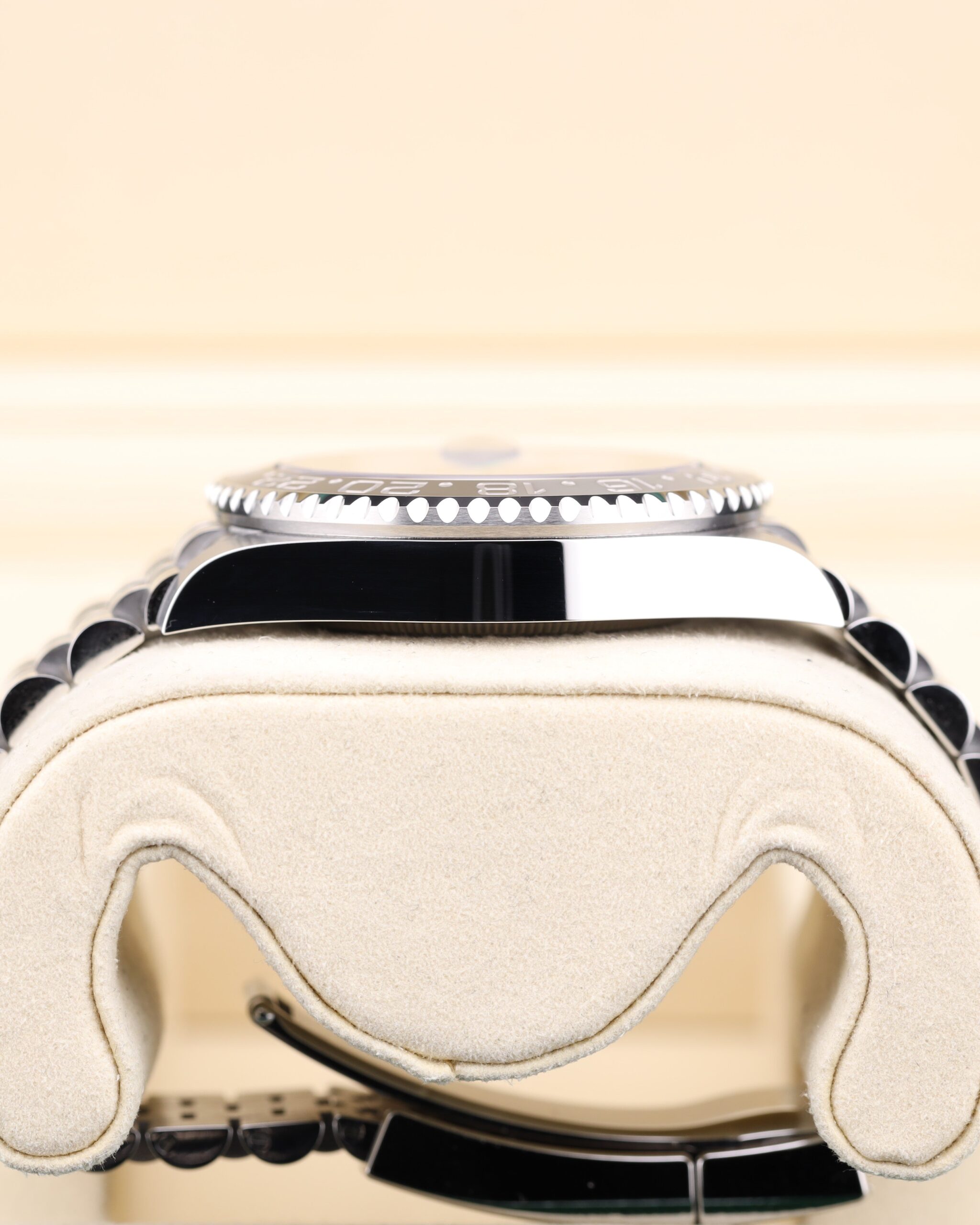 Pre-owned stainless steel chronograph watch