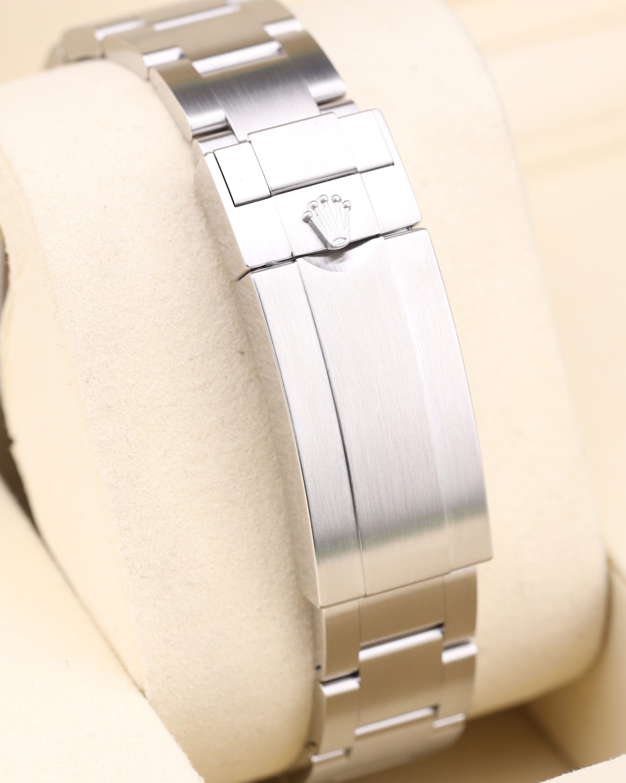 Pre-owned stainless steel chronograph watch