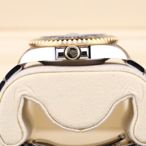 Pre-owned stainless steel chronograph watch