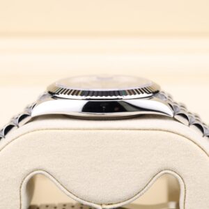 Pre-owned stainless steel chronograph watch