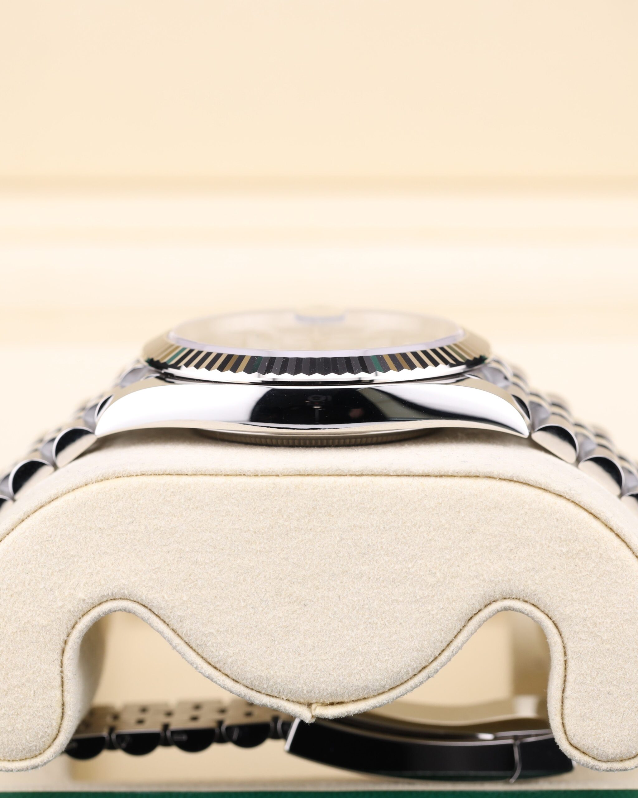 Pre-owned stainless steel chronograph watch