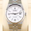 Pre-owned moonphase wrist watch with dark dial
