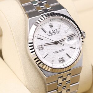 Pre-owned stainless steel chronograph watch