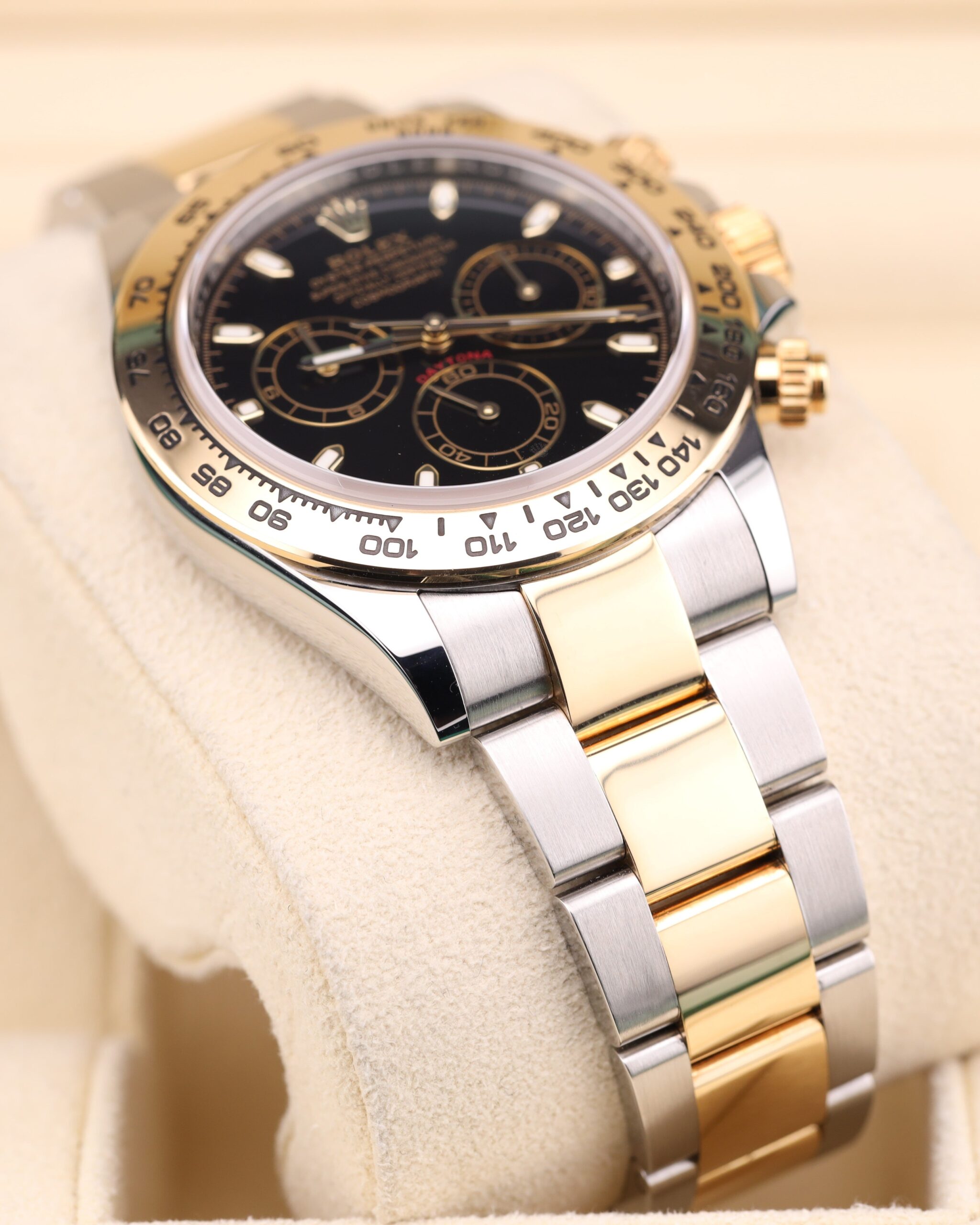 Pre-owned stainless steel chronograph watch