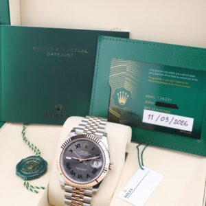 Pre-owned stainless steel chronograph watch