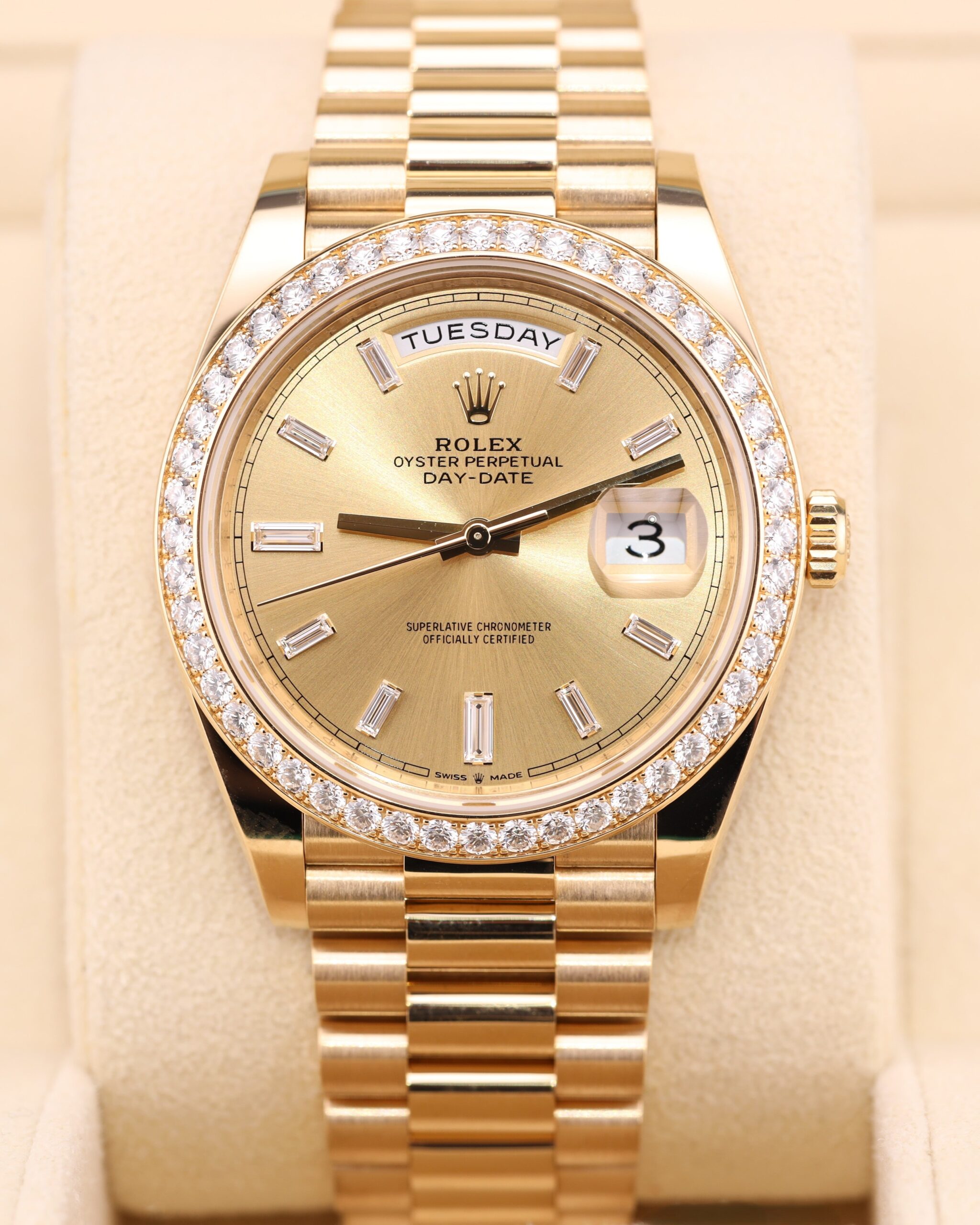 Used Swiss made mechanical watch dial