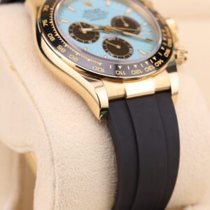 Men's vintage dress automatic watch with leather strap