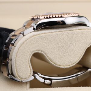 Men's vintage dress automatic watch with leather strap