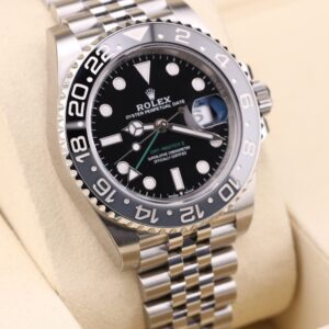 Pre-owned stainless steel chronograph watch
