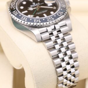 Vintage diver mechanical watch close-up