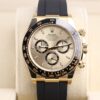 Pre-owned moonphase wrist watch with dark dial