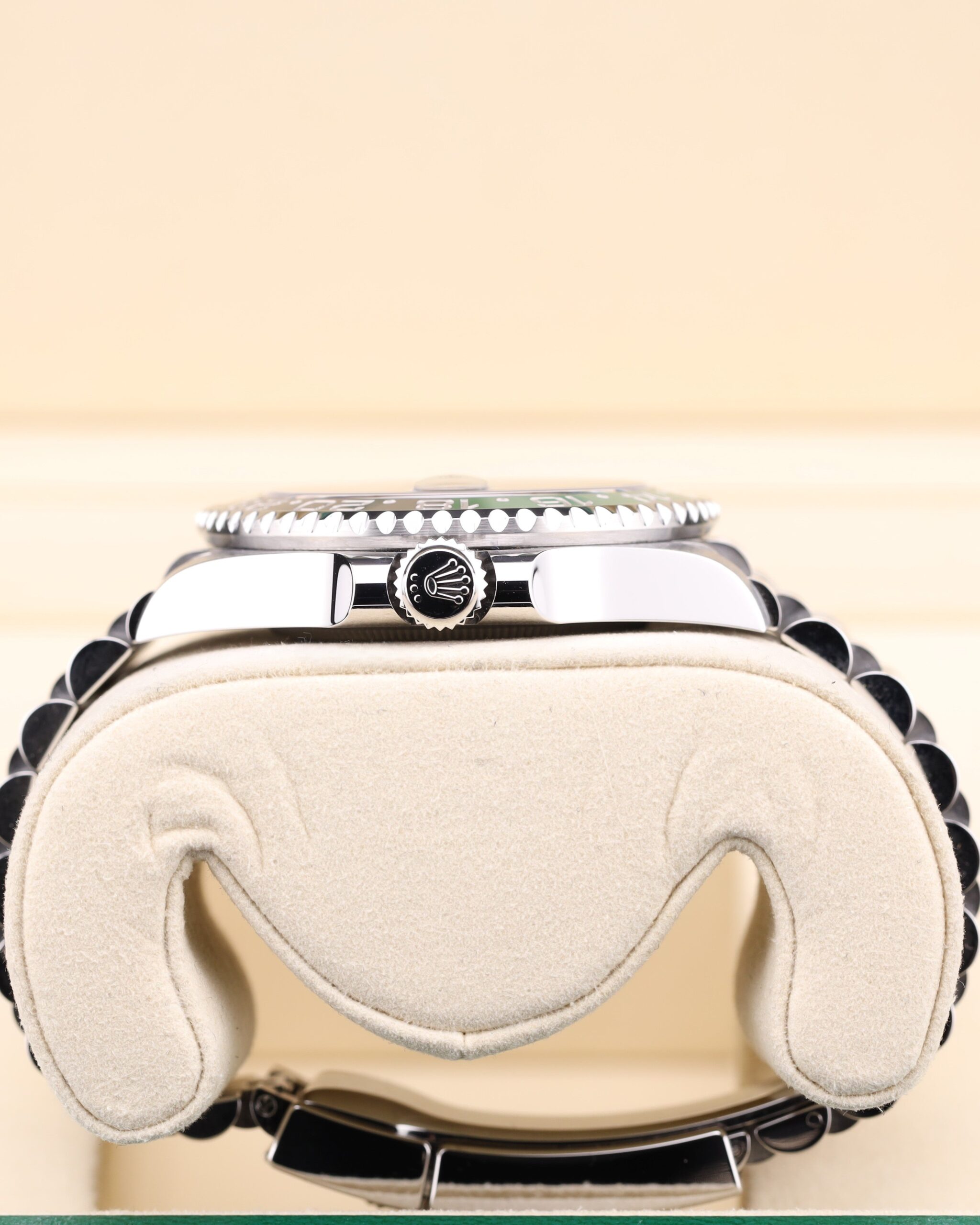 Men's vintage dress automatic watch with leather strap