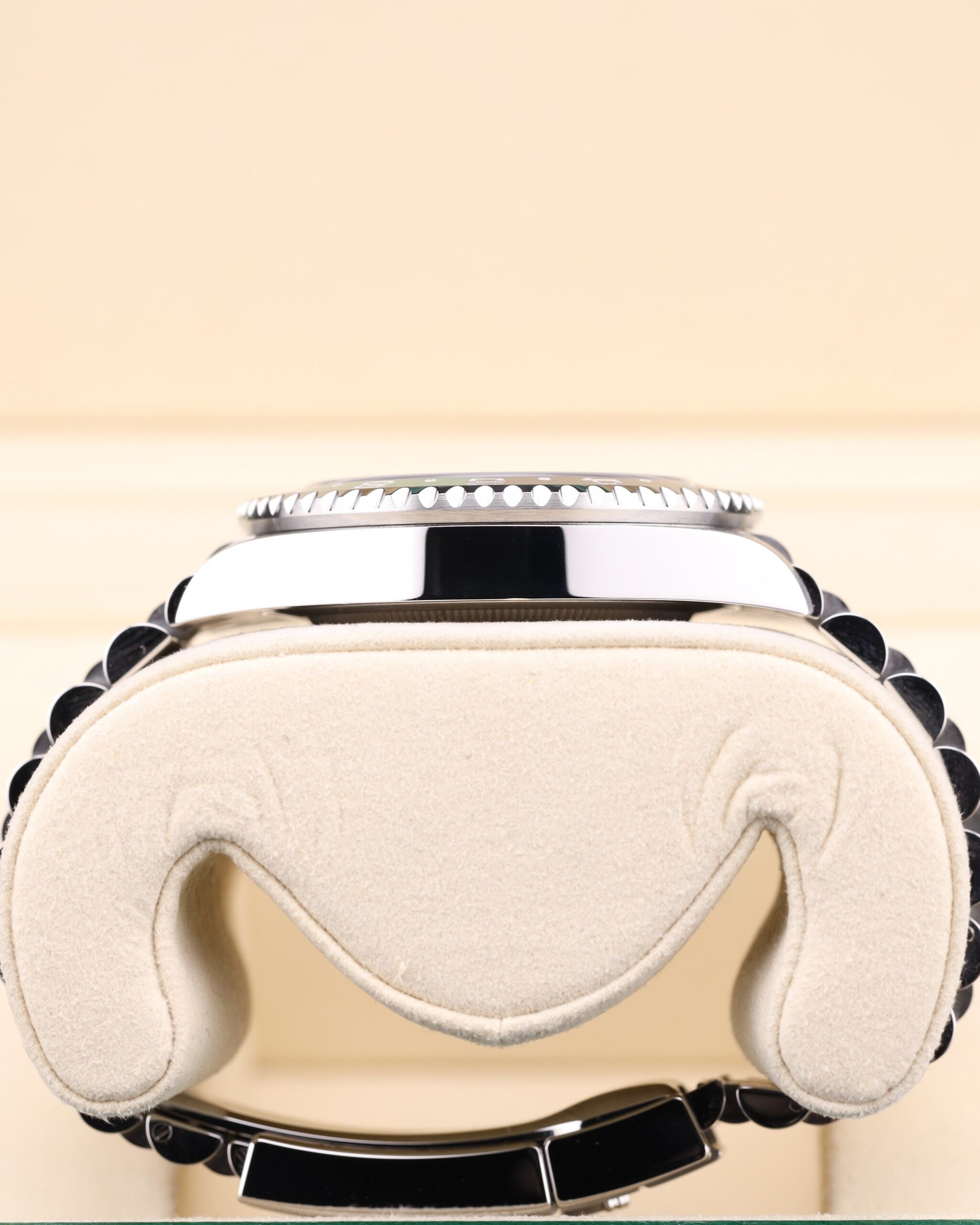 Pre-owned stainless steel chronograph watch