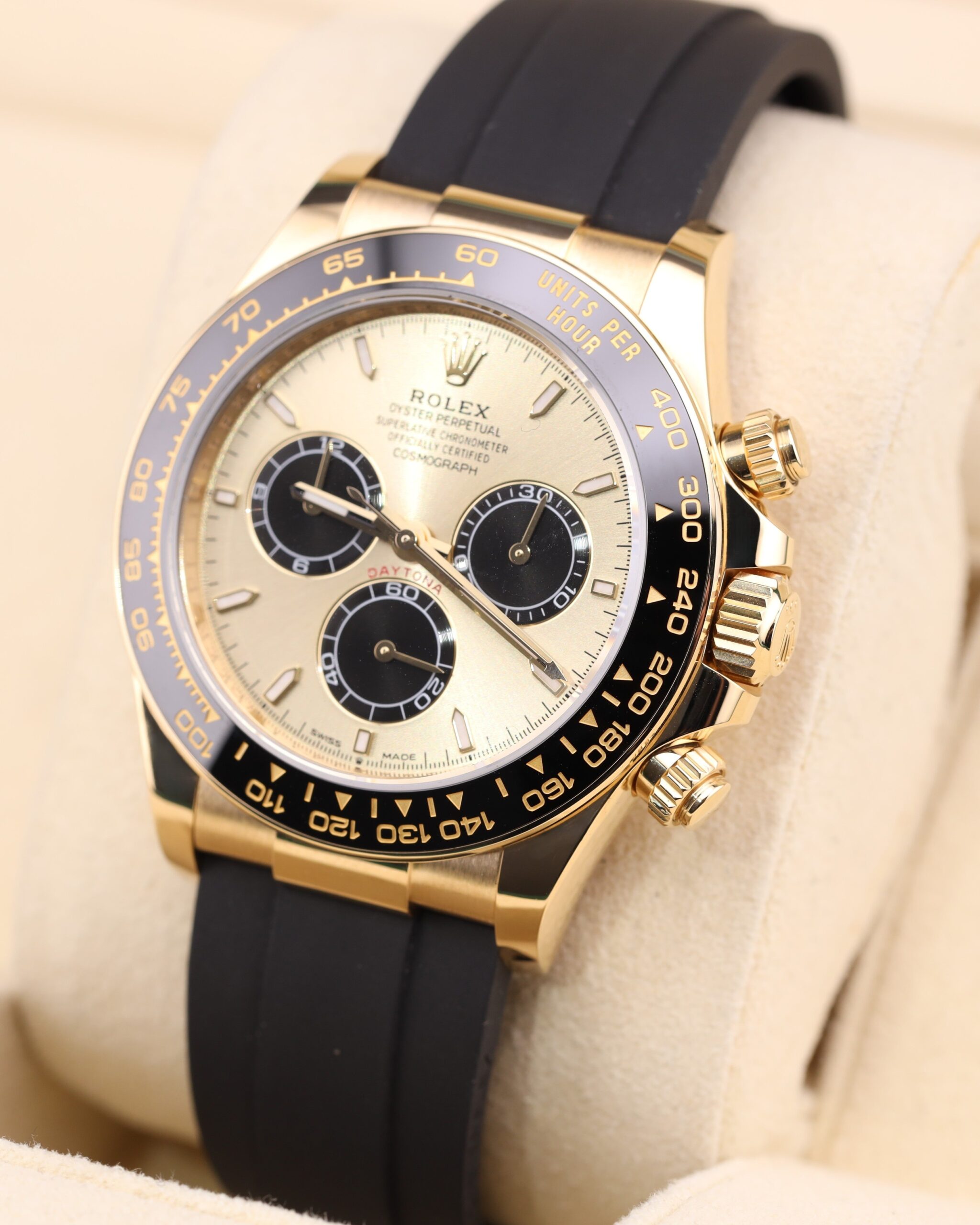 Men's vintage dress automatic watch close-up