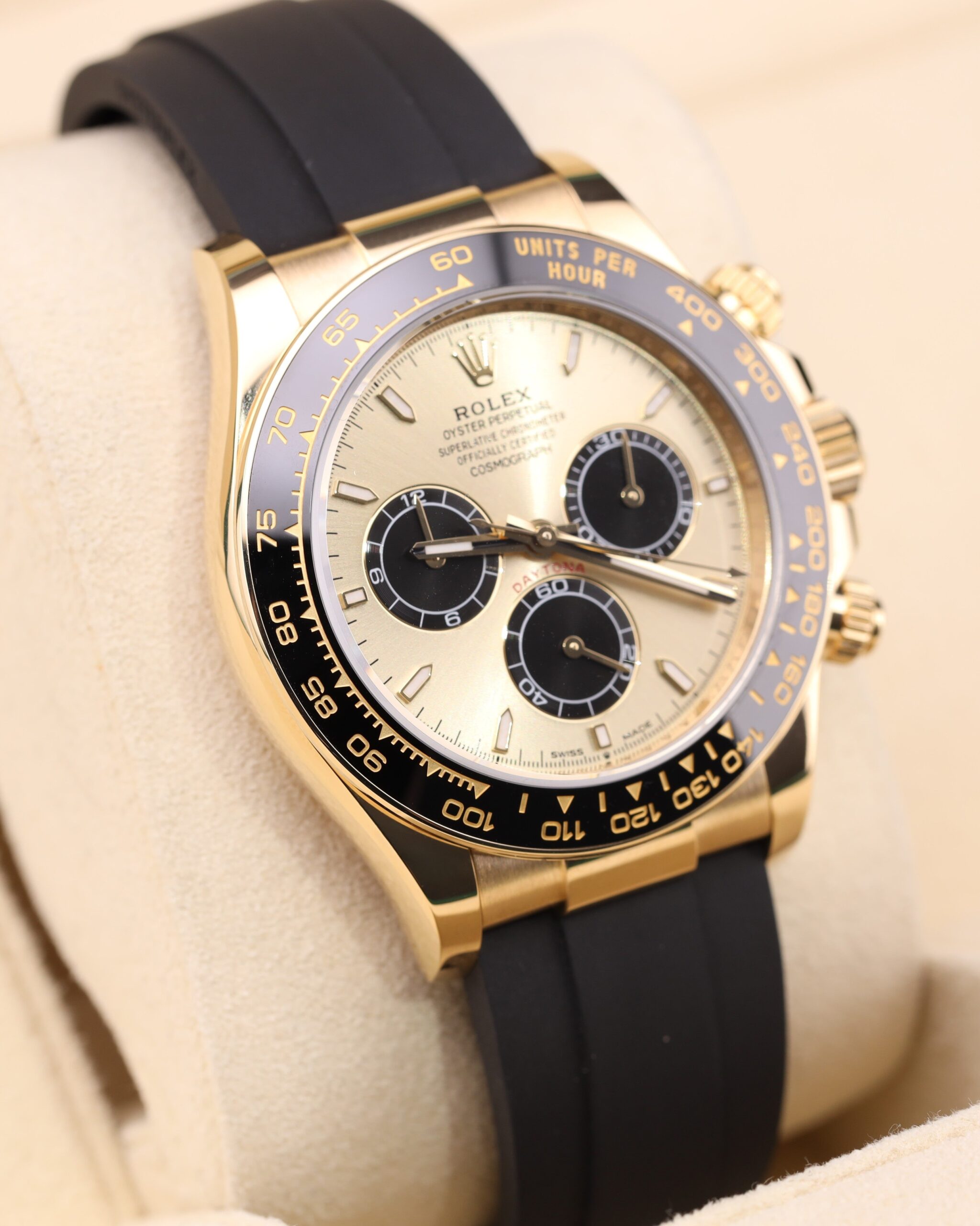 Pre-owned stainless steel chronograph watch