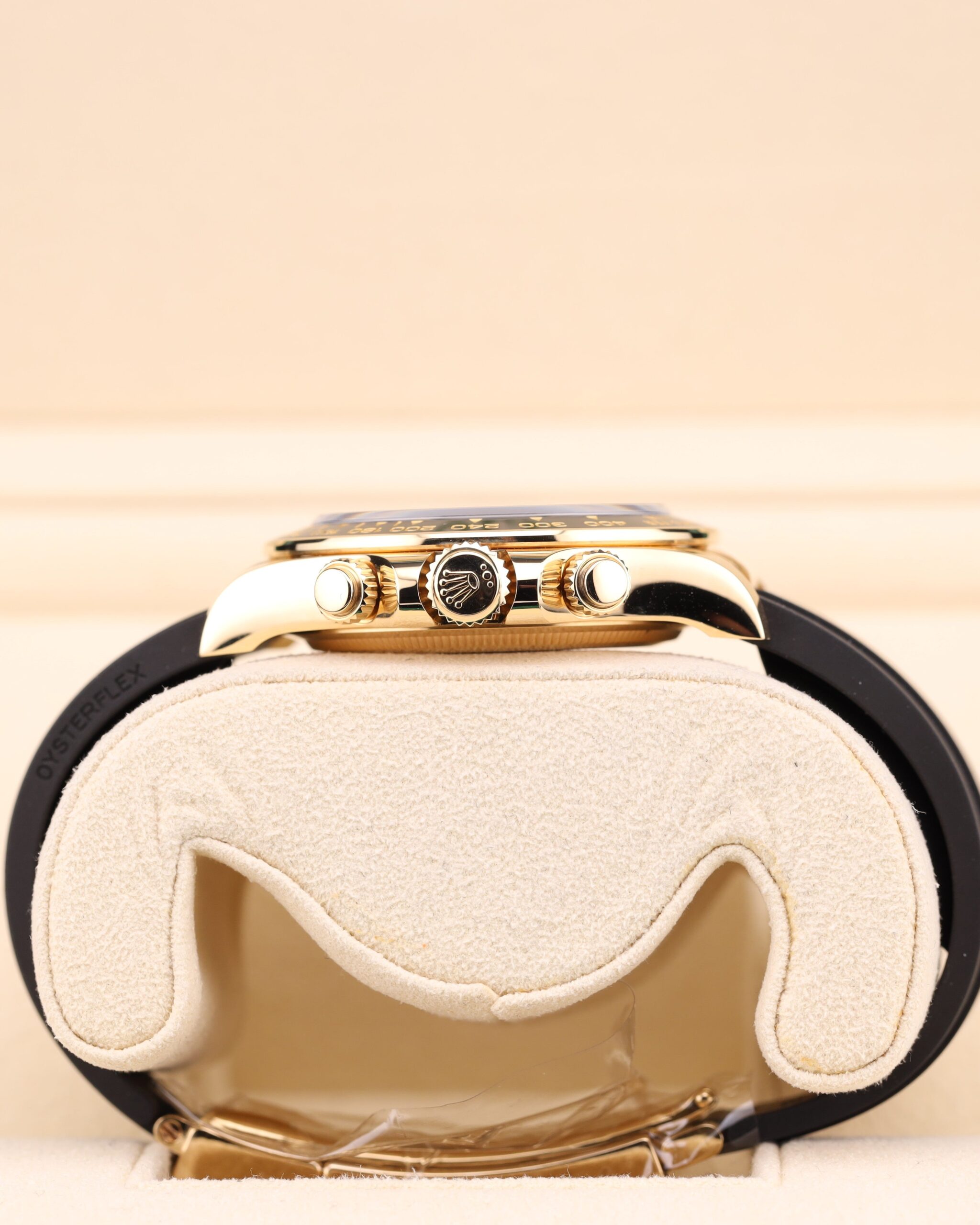 Used Swiss made mechanical watch side view