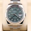 Vintage diver mechanical watch close-up