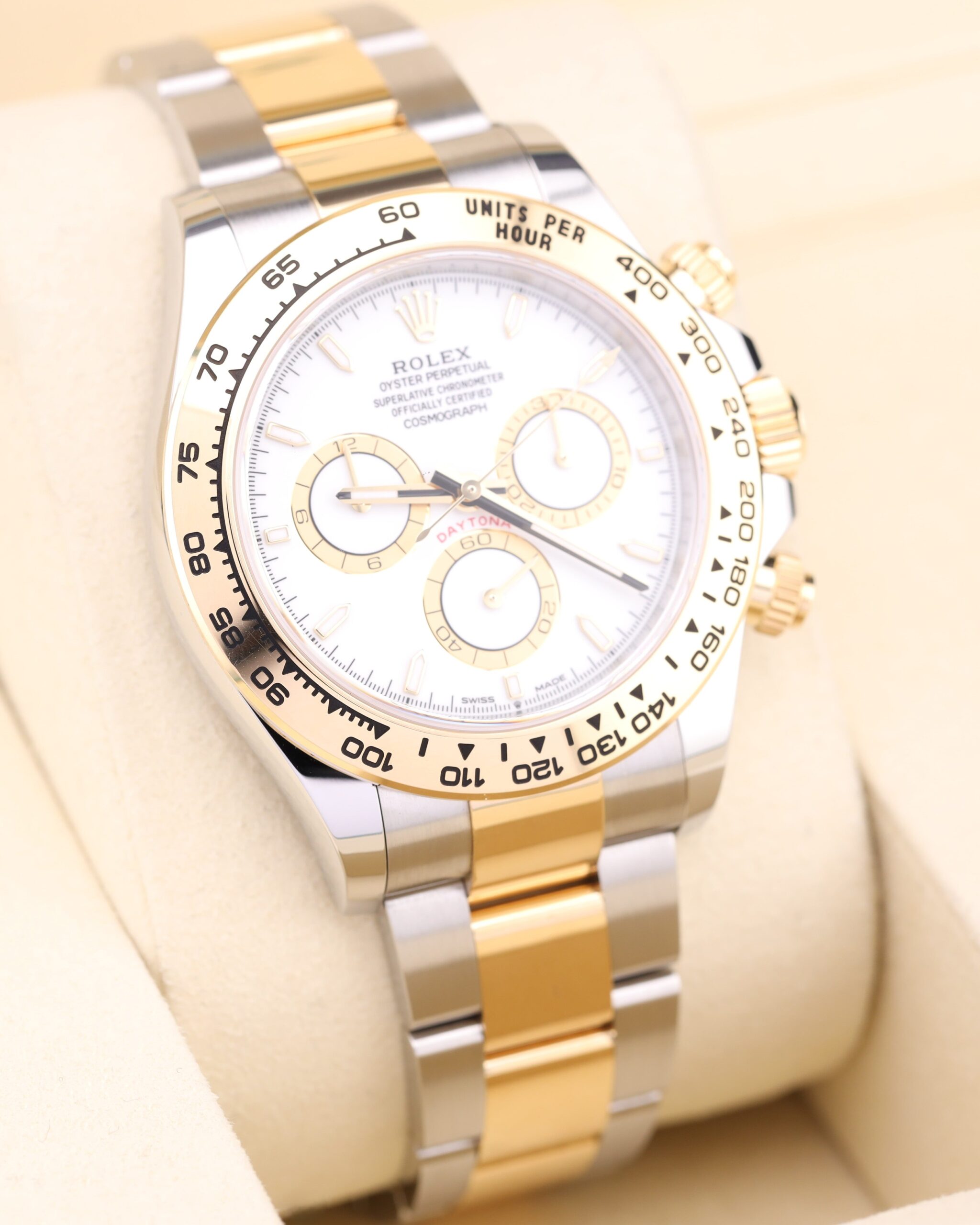 Vintage diver mechanical watch on wrist