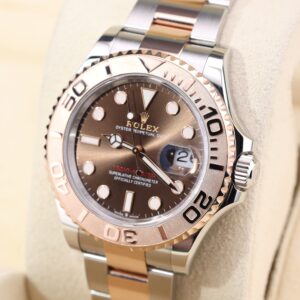 Men's vintage dress automatic watch with leather strap
