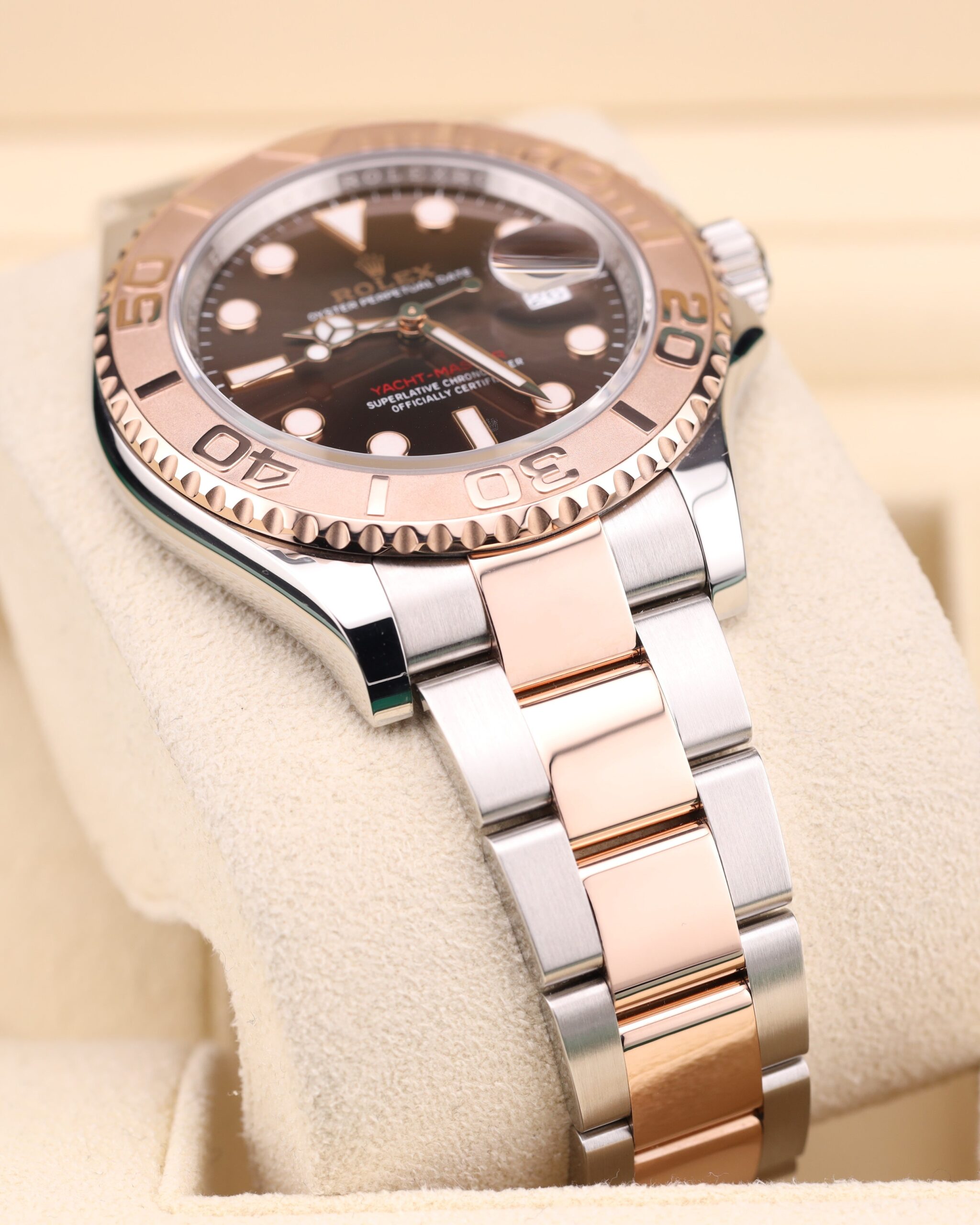 Pre-owned stainless steel chronograph watch