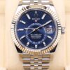 Pre-owned stainless steel chronograph watch