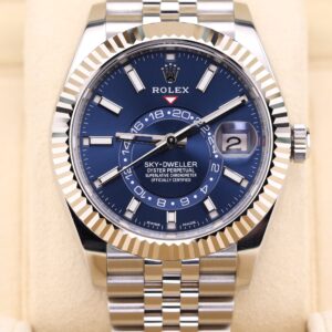 Pre-owned stainless steel chronograph watch