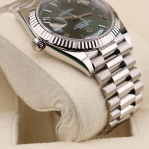 Vintage diver mechanical watch on wrist