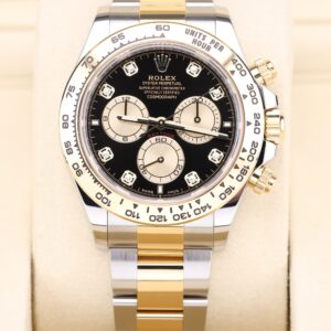 Men's vintage dress automatic watch with leather strap