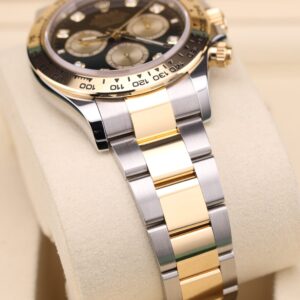 Pre-owned moonphase wrist watch with dark dial