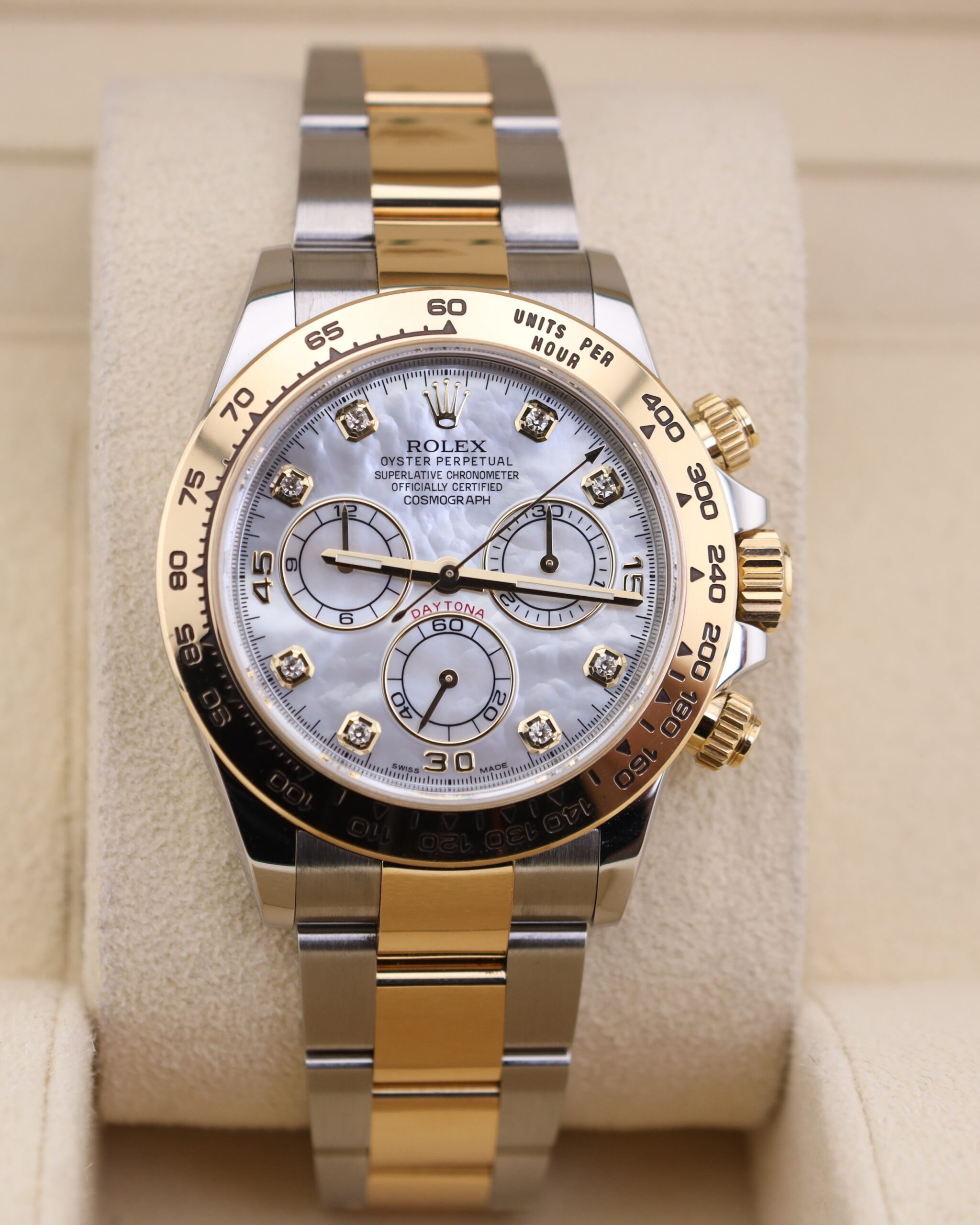 Used Swiss made mechanical watch face