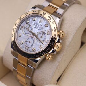 Vintage diver mechanical watch close-up