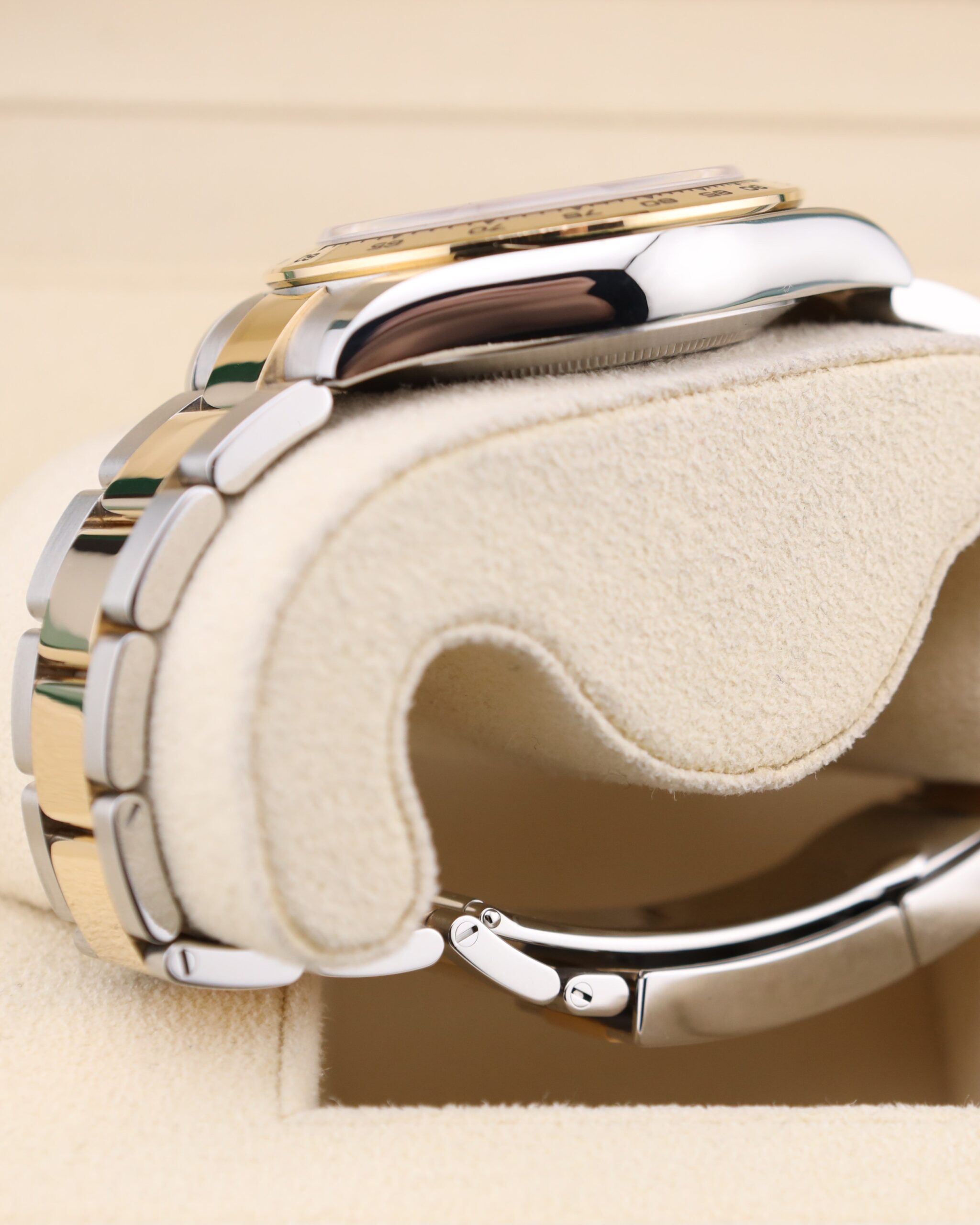 Pre-owned stainless steel chronograph watch
