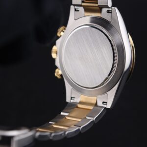 Men's vintage dress automatic watch with leather strap