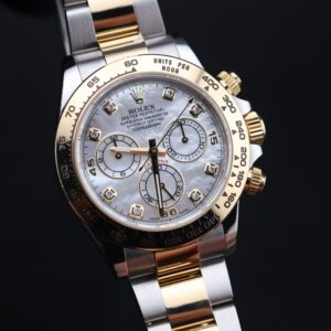 Pre-owned stainless steel chronograph wristwatch