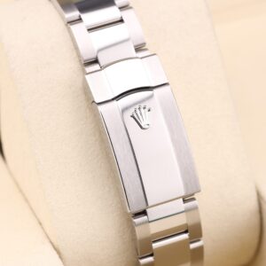 Pre-owned stainless steel chronograph watch
