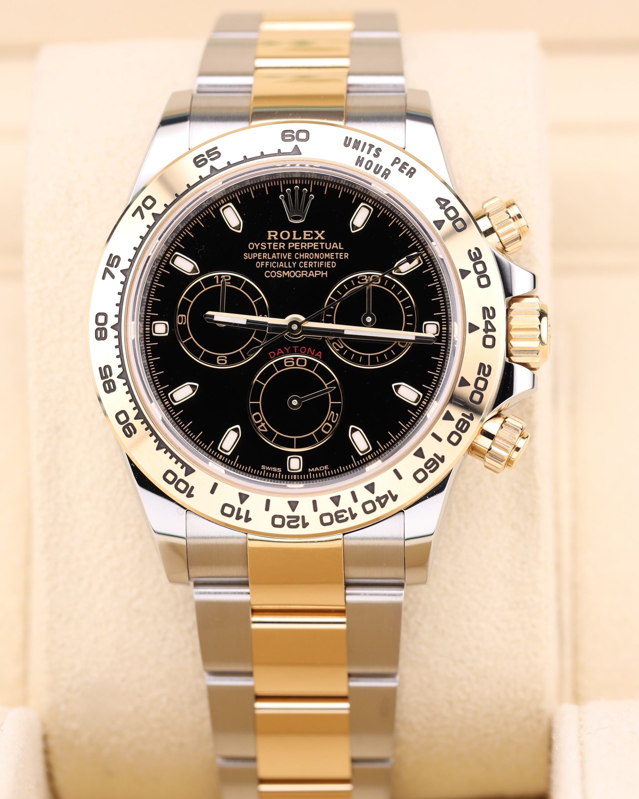 Classic vintage diver watch close-up