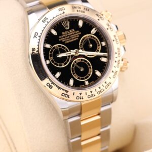 Pre-owned moonphase wrist watch with leather strap