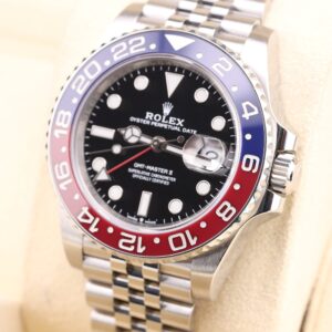 Pre-owned stainless steel chronograph watch