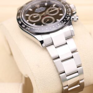 Men's vintage dress automatic watch with leather strap