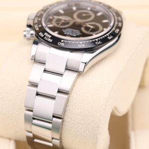 Pre-owned stainless steel chronograph watch