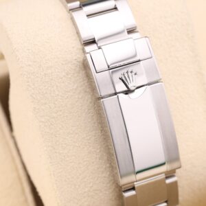 Pre-owned moonphase wrist watch dial detail