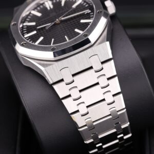 Pre-owned stainless steel chronograph watch