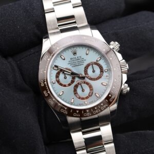 Pre-owned stainless steel chronograph watch