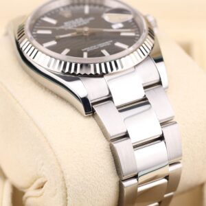 Pre-owned stainless steel chronograph watch