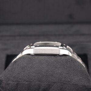 Vintage diver mechanical watch on wrist
