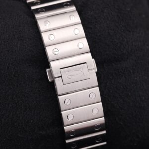 Pre-owned stainless steel chronograph watch